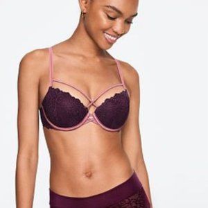 PINK Victoria’s Secret Date Strappy Push-Up Bra